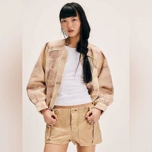 Free People x Llani Tie Dye Bomber Jacket *NWT*